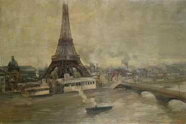 La costruzione della Torre Eiffel, gennaio 1889